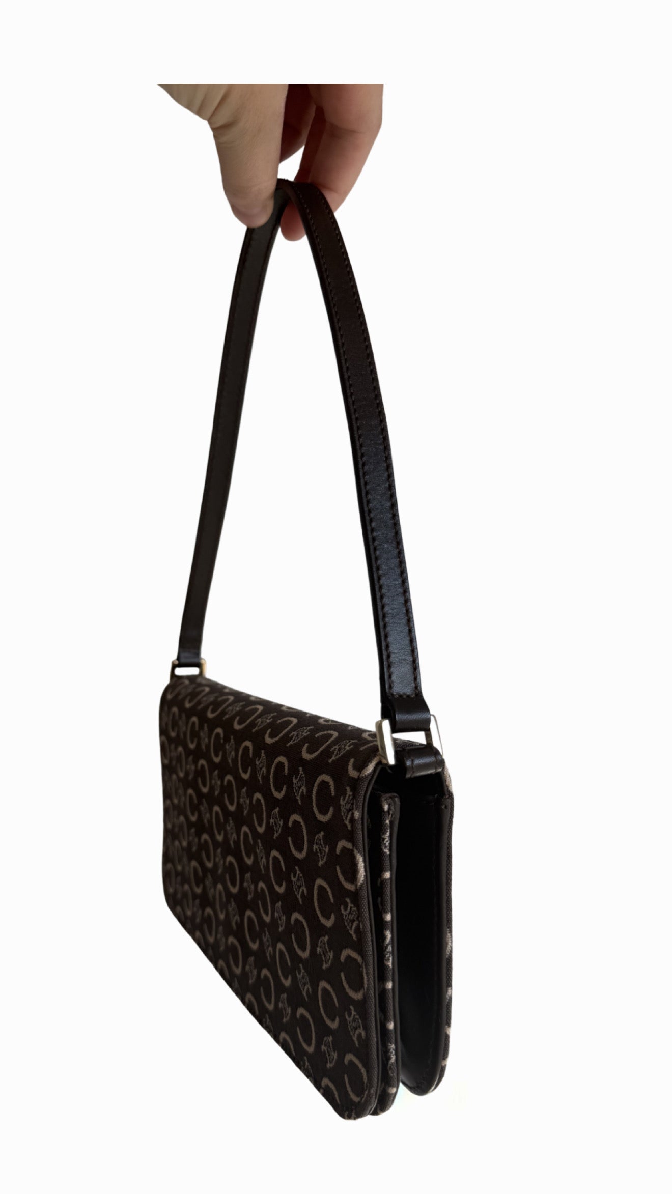 Celine Macadam Canvas Shoulder Bag