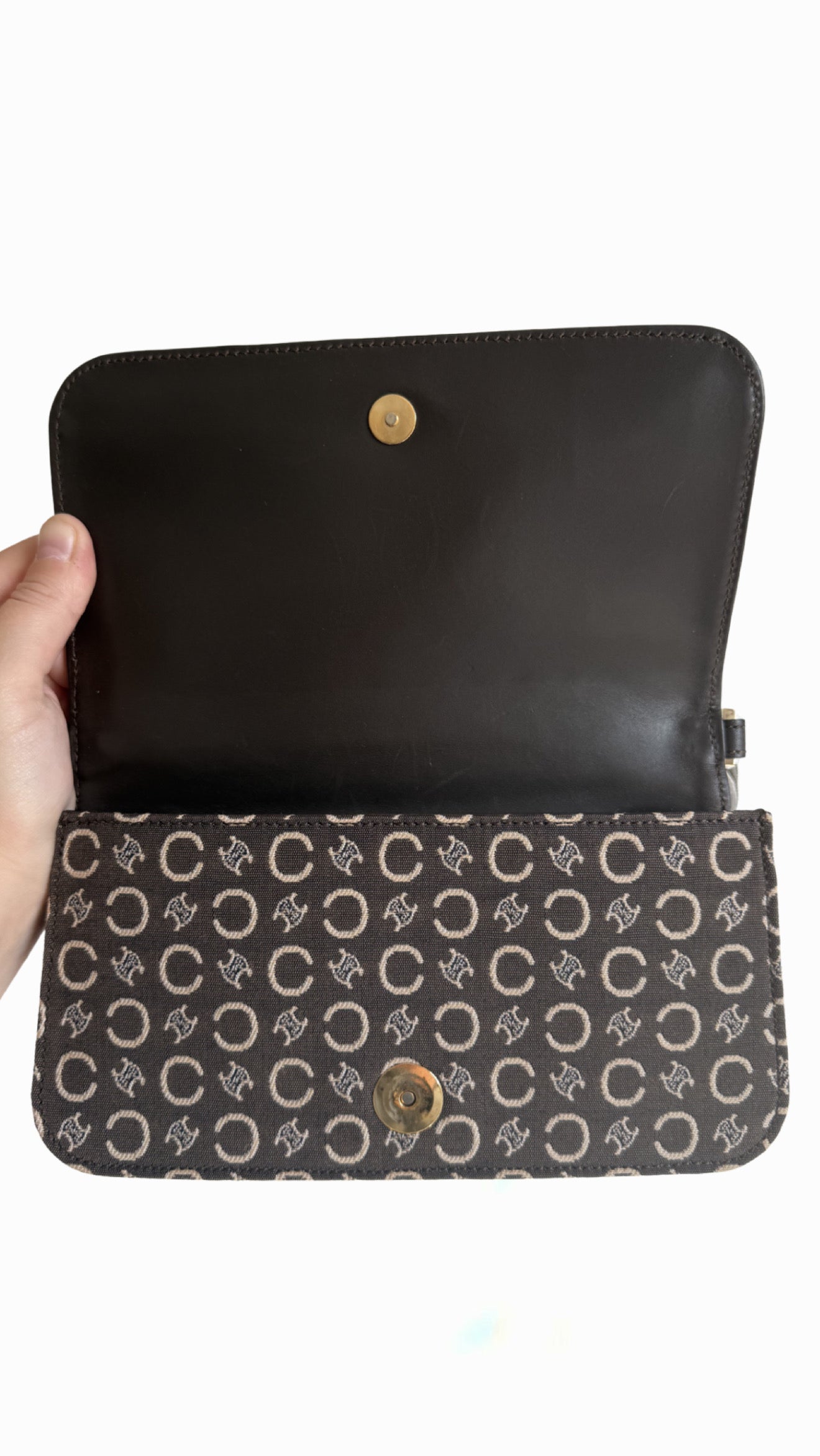 Celine Macadam Canvas Shoulder Bag