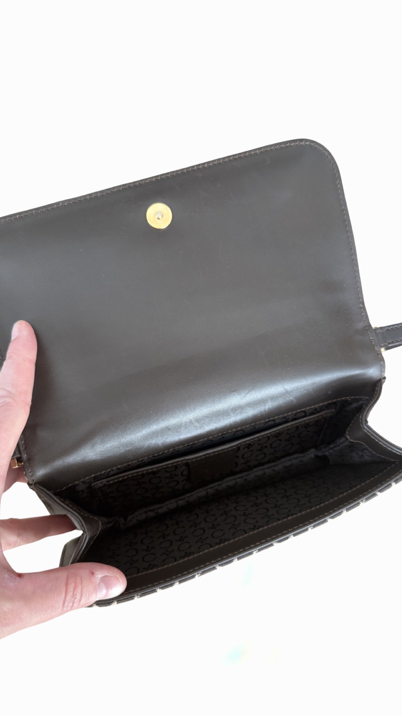 Celine Macadam Canvas Shoulder Bag