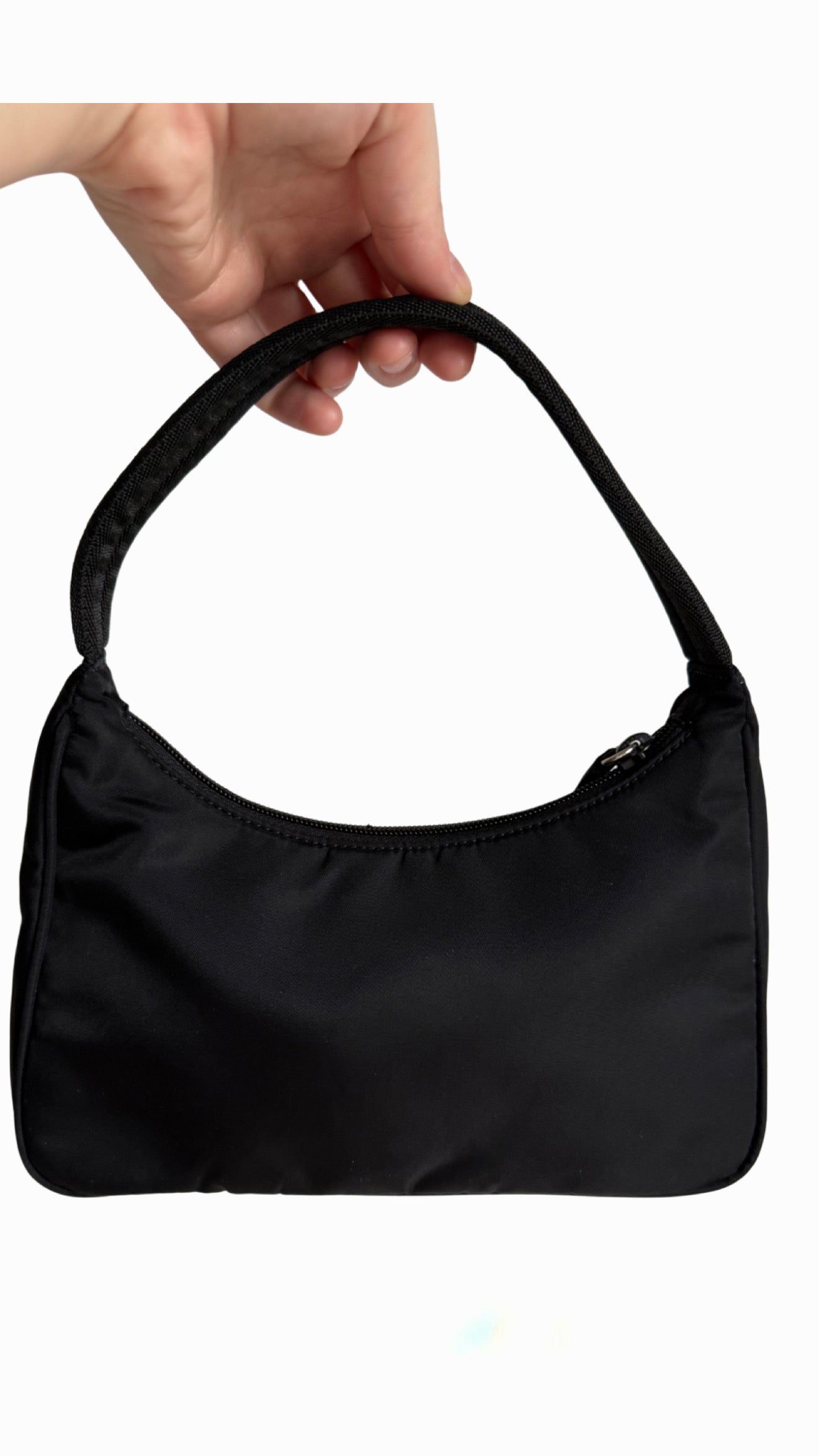 Prada Black Tessuto Nylon Shoulder Bag