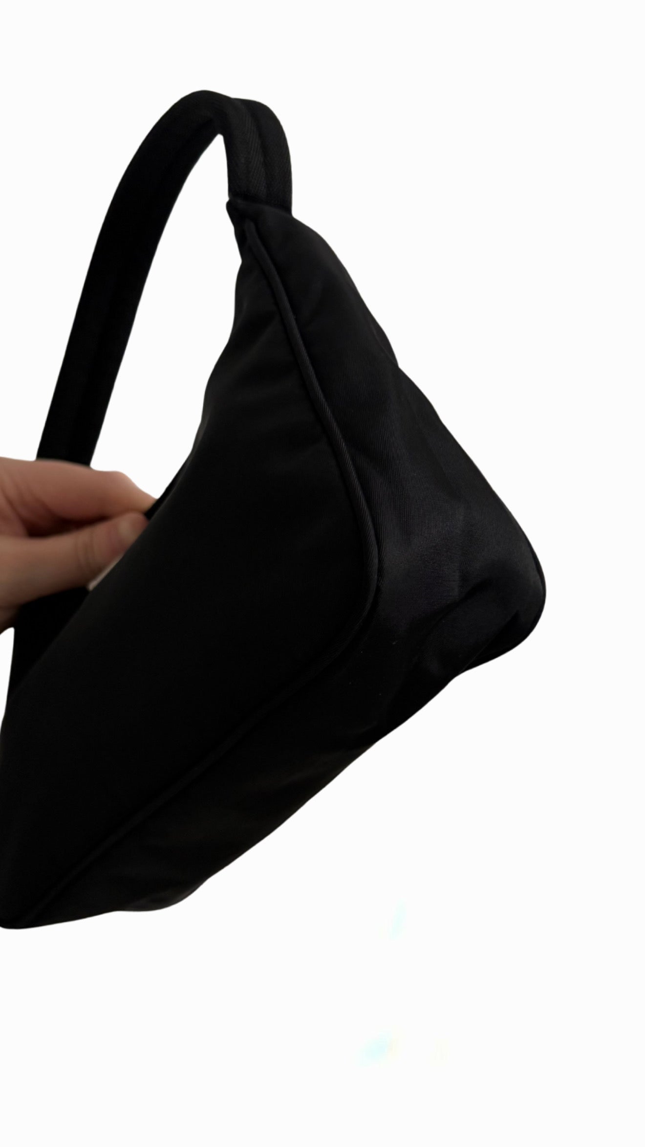 Prada Black Tessuto Nylon Shoulder Bag