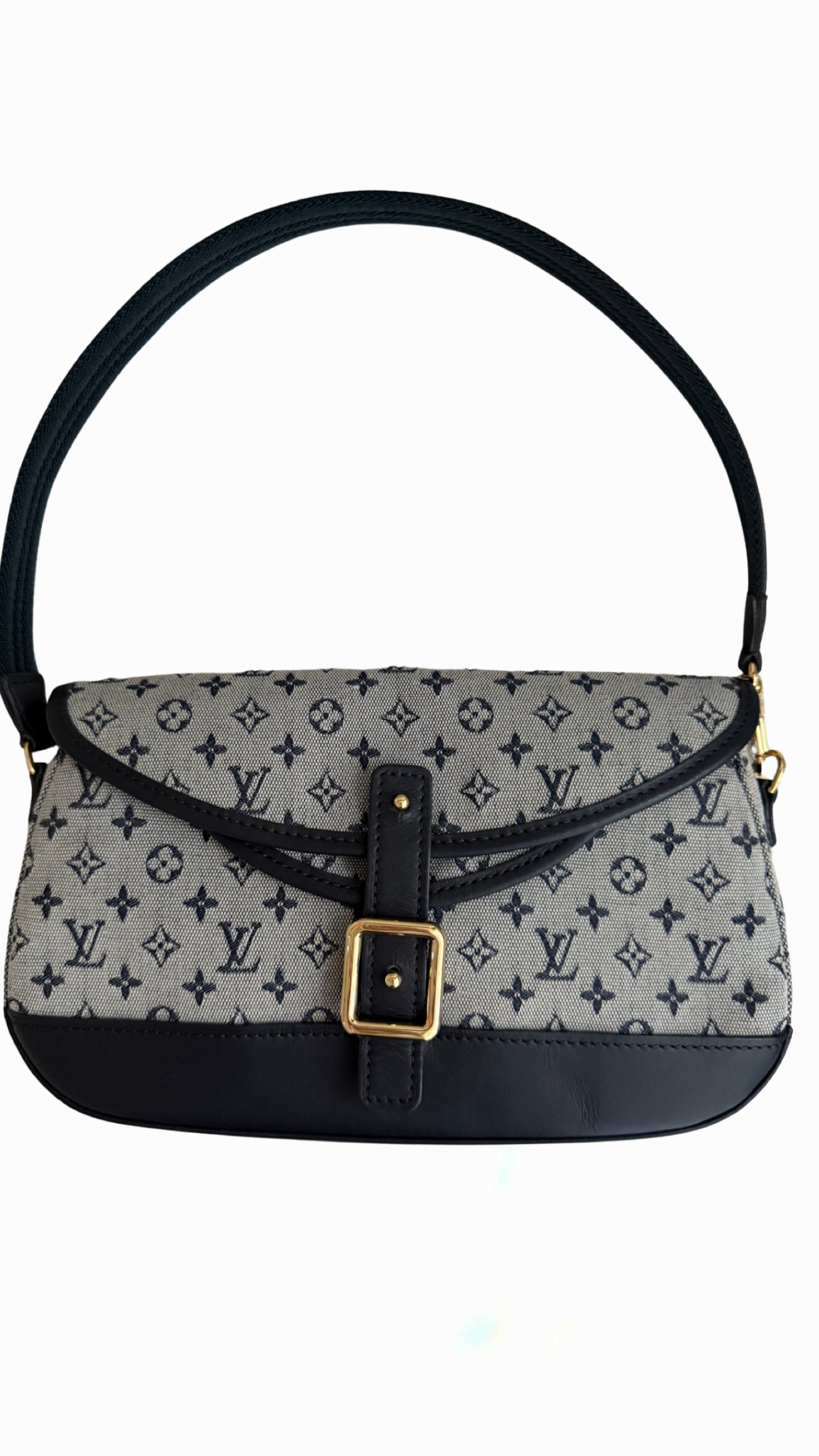 Louis Vuitton Blue Monogram Mini Lin Marjorie Shouder Bag