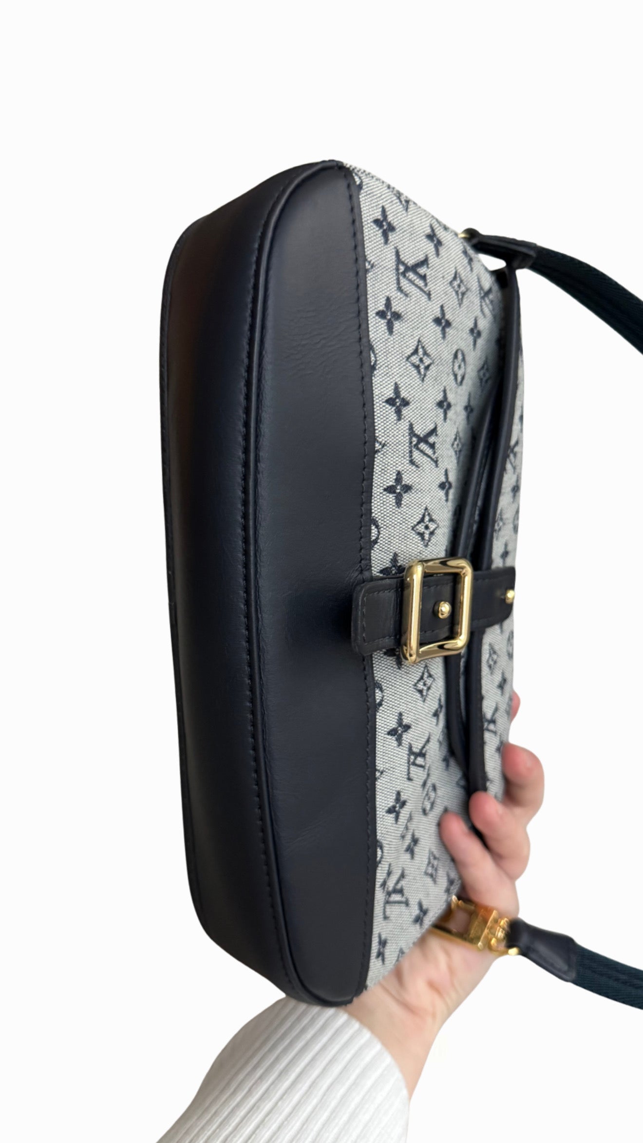 Louis Vuitton Blue Monogram Mini Lin Marjorie Shouder Bag