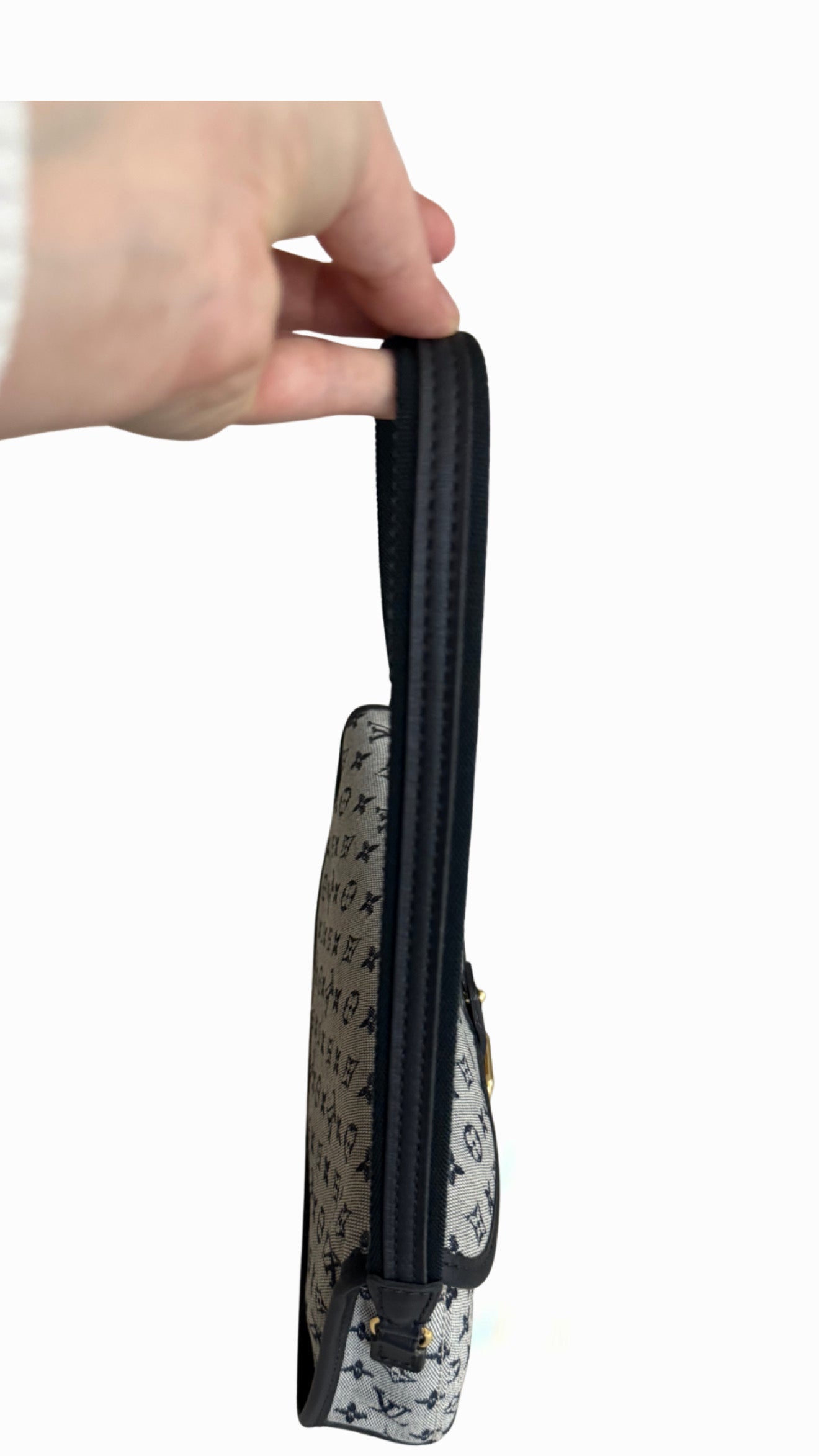 Louis Vuitton Blue Monogram Mini Lin Marjorie Shouder Bag