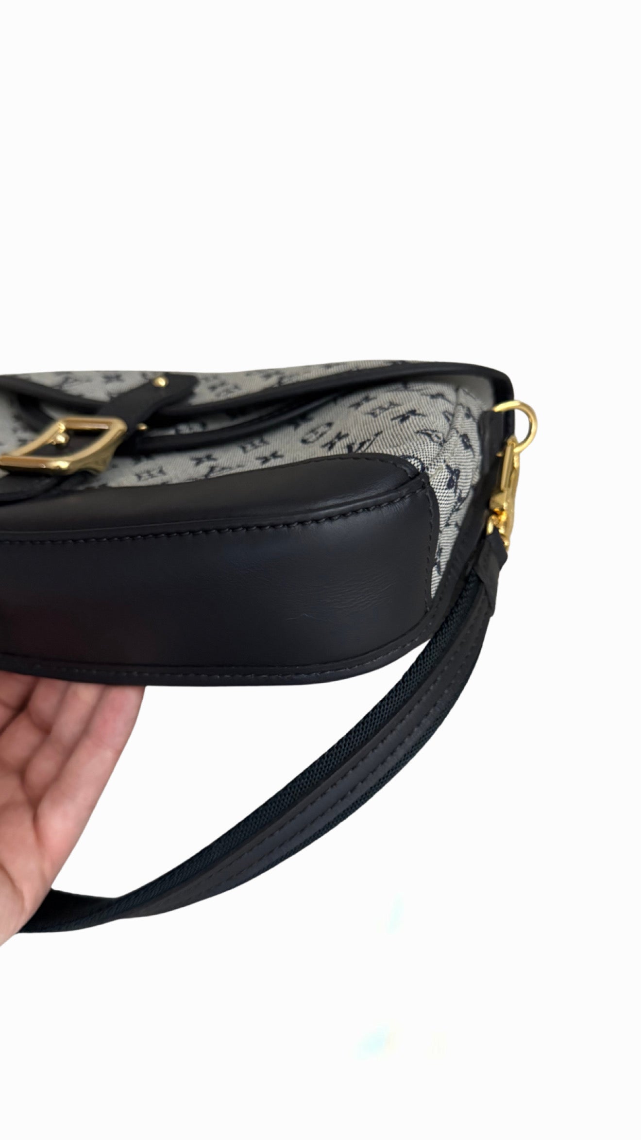 Louis Vuitton Blue Monogram Mini Lin Marjorie Shouder Bag