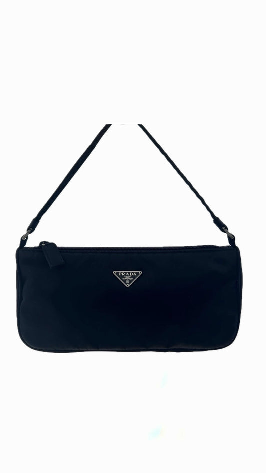 Prada Black Nylon Handbag