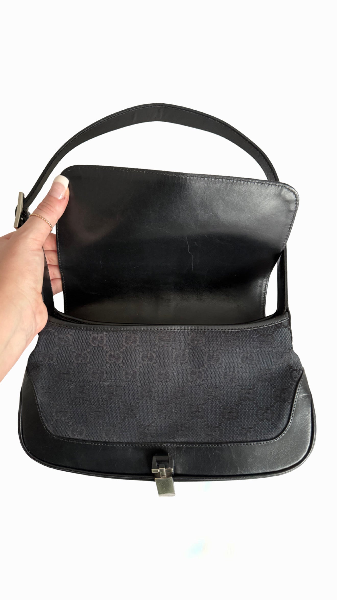 Gucci GG Canvas Jackie Shoulder Bag